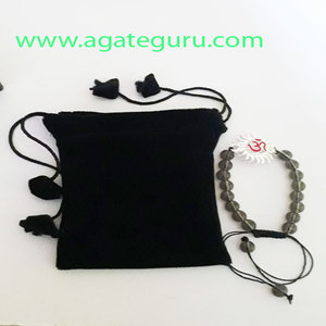 Pulsera de cuarzo ahumado de alta calidad, con bolsa - Product Image 1