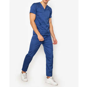 Uniforme médico Clínica Dental Uniforme de enfermería Conjuntos de manga corta Médico Scrubs Hombres Trajes quirúrgicos Uniformes de hospital Transpirable - Product Image 6