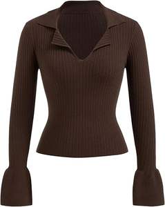 Tendance Mode 2025 – Pull en Laine Décontracté Hiver pour Femme, Col Rond Européen, Coupe Slim, Haute Qualité, Respirant, Tricot Plat - Product Image 2