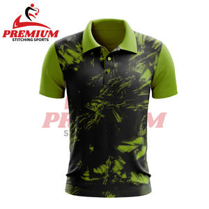 เสื้อโปโลพิมพ์ลายแบบซับลิเมชั่นสำหรับผู้ชาย ขายดี ออกแบบเองได้ คุณภาพสูง ระบายอากาศดี เหมาะสำหรับใส่ในฤดูร้อน เสื้อโปโลสำหรับตีกอล์ฟแบบซับลิเมชั่น - Product Image 4