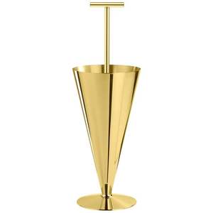 Umbrella <b>Stand</b> in Polished Brass Modern Creative Metal Freestanding Multi-Purpose Umbrella <b>Stand</b> for Home <b>Hallway</b> & Office Decor - Product Image 1