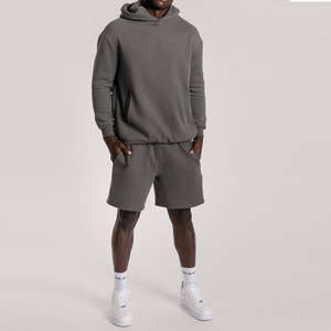 <b>Men</b> Sets Two Piece Custom Windbreaker Sports <b>Shorts</b> And Hoodie <b>Tracksuit</b> Zip Up Hoodie Sweat Suit Nylon <b>Short</b> Set - Product Image 5