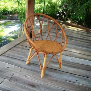 เก้าอี้โซฟาหวายแบบพกพาเฟอร์นิเจอร์สำหรับงานกลางแจ้งดีไซน์ใหม่สไตล์โมเดิร์นสำหรับลานสำหรับเด็กห้องนอนห้องนอนไม้ไผ่ - Product Image 4