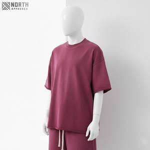 Best K1018 High Quality Heavy Weight <b>Plain</b> <b>Oversized</b> <b>T</b>-<b>shirt</b> Printing Embroidery Custom Blank 100% Cotton Men <b>T</b> <b>Shirt</b> - Product Image 5