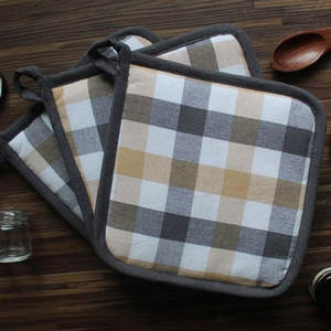 High Quality Custom Print Pure Cotton <b>Pot</b> <b>Holder</b>, Customized Private Logo Kitchen Accessory India - Product Image 3