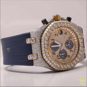 Reloj de acero inoxidable para hombre de lujo personalizado con ancho de banda de 20mm reloj de laboratorio de corte redondo para negocios e informal - Product Image 2