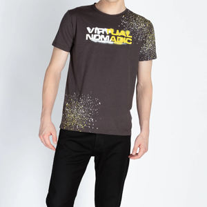 Ringer Camisa de fitness de manga corta con cuello redondo para hombre 100% algodón Impreso a medida Crew Precio al por mayor Estilo casual - Product Image 6