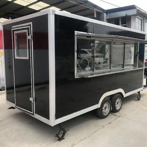 Remolque de Comida Comercial Móvil Totalmente Equipado, Nuevo, para Barbacoa, Helados, Hot Dogs, Pizza, Panadería, Aperitivos, de Fibra de Vidrio, Remolcable - Product Image 4