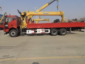 油圧リフティングストレートアームクレーントラッククレーン12トンFAW - Product Image 5