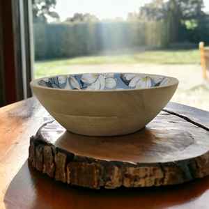 Cuenco para servir ensalada de esmalte de madera de mango hecho a mano-Color/tamaño/forma personalizable regalo de decoración de vacaciones de fiesta duradero - Product Image 2