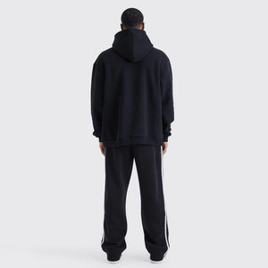 Sweats à capuche surdimensionnés en coton mélangé de haute qualité 2026, 100% coton, streetwear 3D, brodés pour sweats à capuche à impression gonflée pour hommes - Product Image 4
