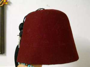 Conception de haute qualité personnalisé Oem couleur blanche Fez Oes blanc Fez ordre de l'étoile de l'Est maçonnique Regalia Fez - Product Image 6