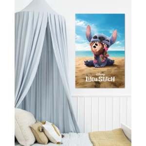 For Disney Modern Style Lilo & Stitch and Moana Live Action Movie <b>Poster</b> Made of Paper - Product Image 2