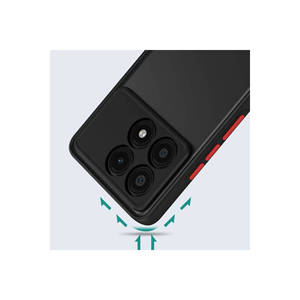 Étui de protection en silicone anti-traces de doigts de luxe Netzy pour Xiaomi Poco X6 Pro 5G SAFA Hux Design, coque arrière en silicone souple INS - Product Image 2