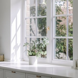 Fenêtres à battant blanches de haute qualité grilles d'écran de moustique en acier inoxydable porte en aluminium pliante cuisine Villa matière - Product Image 1