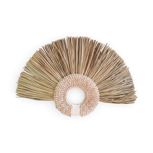 Bohemian Macrame <b>Wall</b> Art Handmade <b>Fan</b> Shell Decoration for Living Room Home - Product Image 1