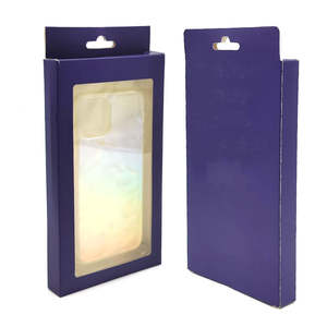 Caja de Embalaje Personalizada para Teléfono Móvil con Ventana Transparente y Bandeja de Inserción Tipo Blíster - Product Image 1