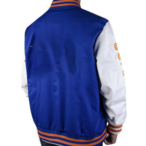 Oem Custom Logo Men Varsity <b>Jacket</b> <b>Thin</b> Polyester Fabric Letter Pattern <b>Waterproof</b> Windproof Breathable Eco-Friendly Reversible - Product Image 3