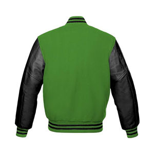 Vestes d'université pour hommes de grande taille vestes d'université vierges en gros veste d'université pour hommes avec logo personnalisé veste d'université pour hommes avec lettre simple - Product Image 2