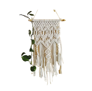 Atrapasueños de macramé Natural diseñado para accesorios de decoración del hogar tapiz colgante adorno diseño forma decoración interior - Product Image 6