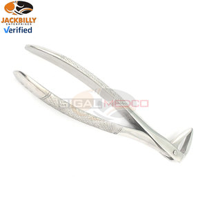 คีมดึงฟัน74N สแตนเลสคุณภาพสูงได้รับการรับรอง CE สำหรับการถอนฟันกรามบน - Product Image 3