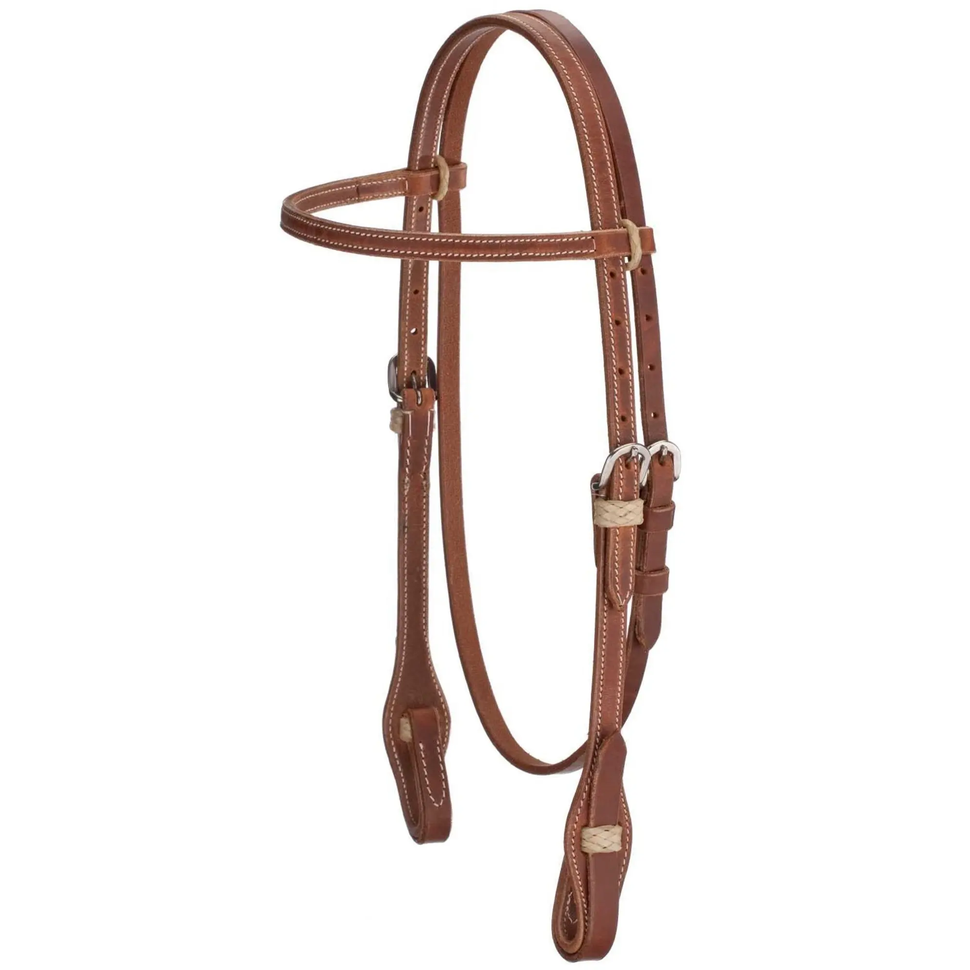 Western Horse Bridle / Heads tall - Straight Brow-Band-Argentin ische Premium Buttered Latigo Leather Heads tall