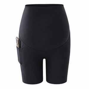 <span class=keywords><strong>Pantaloncini</strong></span> <span class=keywords><strong>Premaman</strong></span> a Vita Alta, Leggings Corti per Esercizi e Yoga, Abbigliamento <span class=keywords><strong>Premaman</strong></span> - Product Image 4