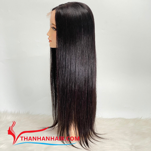 Pelucas de cabello humano vietnamita crudo más vendidas Pelucas delanteras de cierre de encaje HD Peluca de cabello crudo sin procesar - Product Image 3