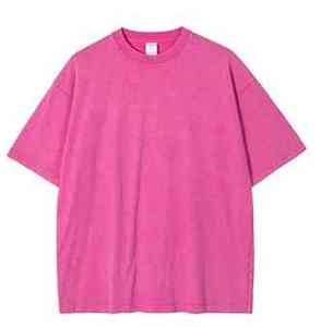 T-shirt surdimensionné personnalisé pour hommes, délavé à l'acide, poids lourd 250 GSM Cotton Terry Street Wear Inspiration Vintage Style - Product Image 3