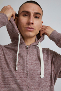 Sudaderas con capucha de invierno texturizadas con cremallera de color sólido de rizo para hombre con logotipo personalizado, ropa de calle gruesa de algodón 100%, venta al por mayor - Product Image 4