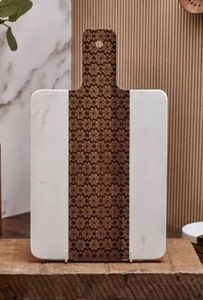 Nueva tabla de quesos para cortar mármol blanco y madera para mesa y utensilios de cocina al mejor precio para tablas de charcutería al por mayor - Product Image 5