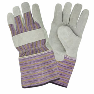 Guantes de trabajo de cuero dividido de piel de vaca reflectante resistente de alto rendimiento Protección personal industrial Suave y cómodo - Product Image 4