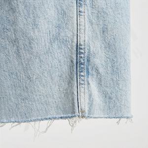 Jeans droits taille haute pour femmes, nouveau style, denim extensible, respirant, design cargo, tendance, streetwear, pantalon décontracté - Product Image 6