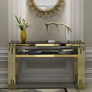 Living Room Console Tables Partition Curio Cabinet Hallway Corridor against the Wall Light Luxury Console