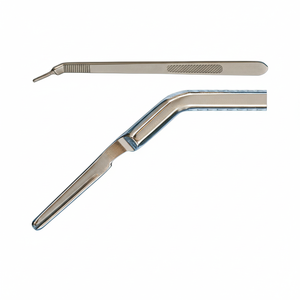 Manche de scalpel angulaire professionnel n° 3L, manche de scalpel chirurgical angulaire de précision pour un accès en profondeur des cavités et des procédures de précision - Product Image 2