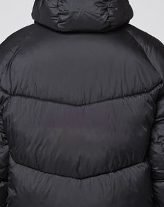 Vestes en duvet matelassées ternes avec fermeture à glissière complète Streetwear Vente en gros Veste bouffante d'hiver coupe-vent de haute qualité - Product Image 4