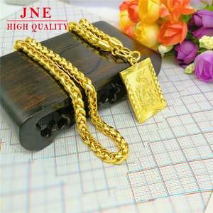 Vietnam Placer Or Couleur <span class=keywords><strong>Chopin</strong></span> Collier Lampe Collier Vietnam Placer Or Ornement Costume Série Avec Pendentif - Product Image 3