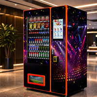 Máquina Expendedora de Bebidas y Aperitivos Personalizada RUNYANG en Venta, Máquina Expendedora Inteligente Automática de Bebidas y Alimentos con Monedas
