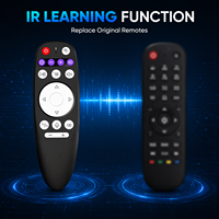 Control Remoto Inalámbrico G10S King 2.4G BT de Modo Dual con Aislamiento de Voz IR/Aprendizaje para Android TV Box PC, Logotipo OEM Personalizado, Giroscopio de 6 Ejes, Alcance de 10m