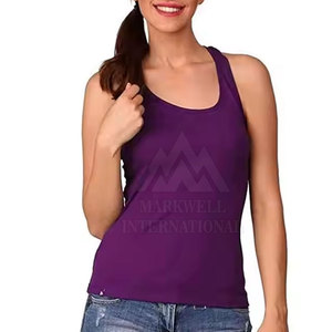 Peso ligero secado rápido nueva moda mujer camiseta sin mangas uso al aire libre precio al por mayor mujeres camisetas sin mangas - Product Image 6