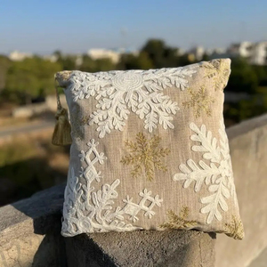 Fundas Decorativas Bohemias 45x45 Cm Sofá Soporte Trasero Jirafa Bordado Algodón Cuadrado Cojines a Mejores Precios - Product Image 1