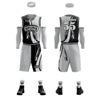 Uniformes de basket-ball réversibles personnalisés Short de basket-ball athlétique en maille pour hommes Uniformes de basket-ball réversibles en maille à sublimation pour jeunes