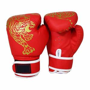 OEM profesional de alta calidad de cuero genuino de vaca guantes de boxeo logotipo personalizado equipo de fitness para los hombres para MMA y Sanda - Product Image 6