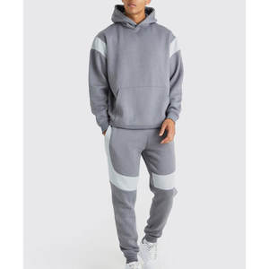 Survêtements d'hiver en polaire chaude personnalisée pour hommes, vêtements de ville et de sport à manches longues et à motif uni avec logo - Product Image 1