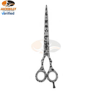 Tijeras de Peluquería para Zurdos de Acero Inoxidable, Hoja Recta Afilada con Punta Recubierta de Papel, Suministros Profesionales para Salón de Belleza - Product Image 6