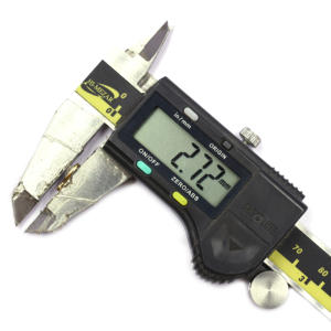 Pendentif Moissanite en forme de poire 10 mm, fait main, en argent sterling plaqué or, certifié IGI, pour le mois de naissance de avril - Product Image 6