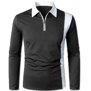 Polo d'été pour hommes à manches moyennes Waffle Casual Loose Stand-Up Collar Button Polo Suit Men's - Product Image 4