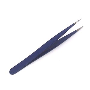 Juego de pinzas de extensión de pestañas Premium de etiqueta privada/pinzas de pestañas de volumen de Color púrpura a la venta por Lohar ortopédico - Product Image 4