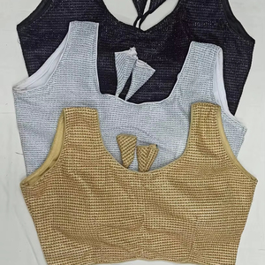 Blusa elegante de algodón sin mangas de alta calidad, estampado de patrón Vintage, estilo étnico festivo para mujer, adición de fiesta versátil - Product Image 1