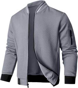 Venta caliente producto chaqueta de béisbol universitaria para hombres en blanco moda logotipo personalizado hombres al aire libre transpirable invierno Varsity chaqueta - Product Image 1